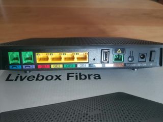 ROUTER LIVEBOX FIBRA. JAZZTEL - ORANGE. 