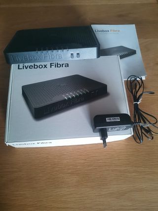 ROUTER LIVEBOX FIBRA. JAZZTEL - ORANGE. 