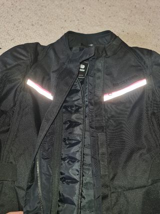 Chaqueta moto mujer oxford