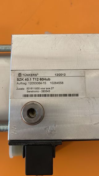 Tünkers (centratore pneum) SZK 40.1 T12 60 Hub