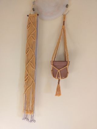 Fioriera macramé  Porta piante macramé Arazzo 