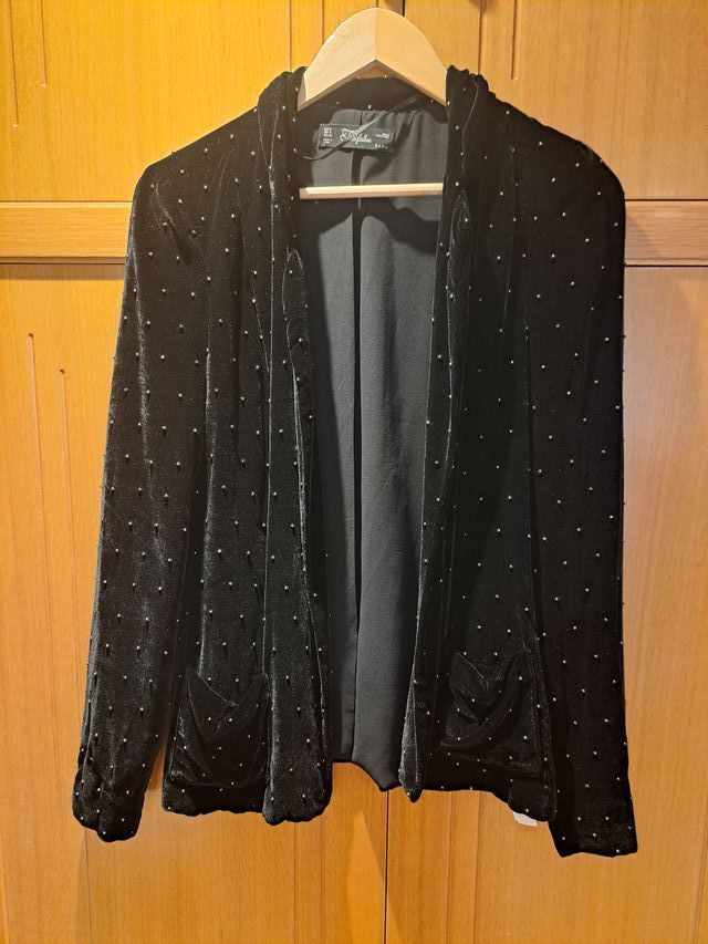 Americana terciopelo Trafaluc Zara