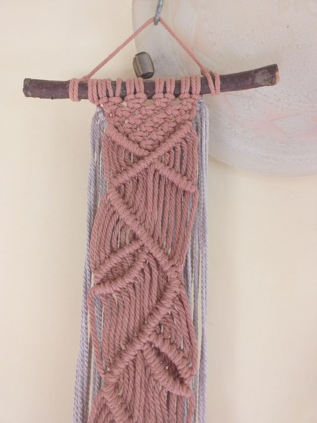 Arazzo macramé  Porta vaso appeso sospeso macramé