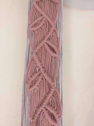 Arazzo macramé  Porta vaso appeso sospeso macramé 