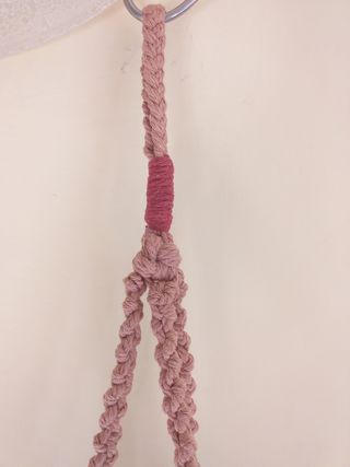 Arazzo macramé  Porta vaso appeso sospeso macramé 