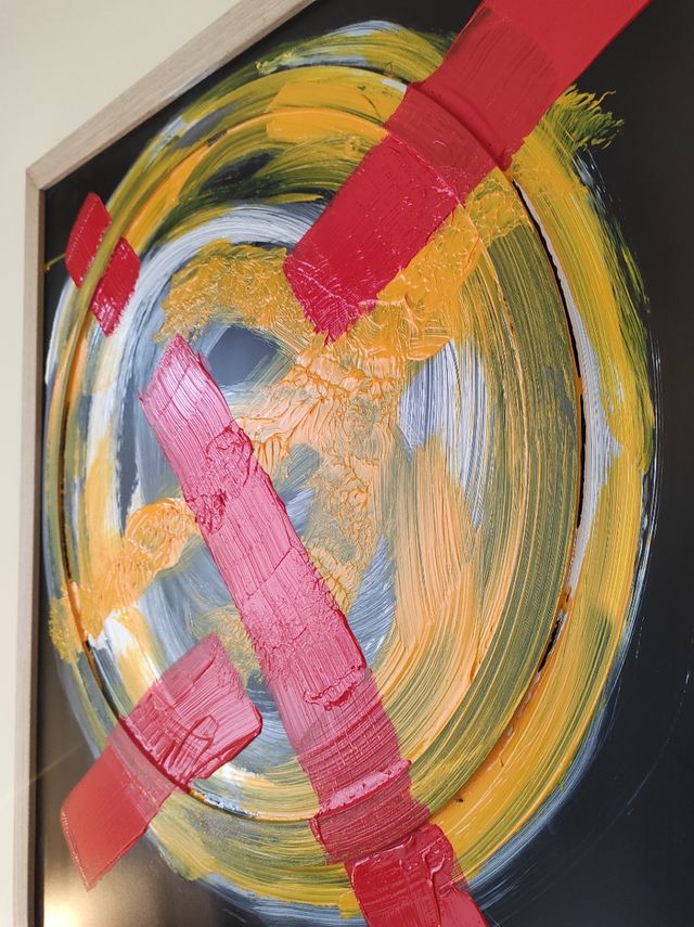 Cuadro abstracto acrilico