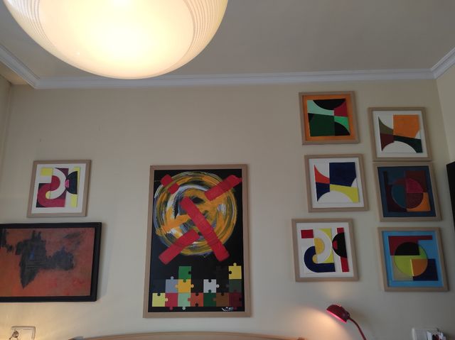 Cuadro abstracto acrilico