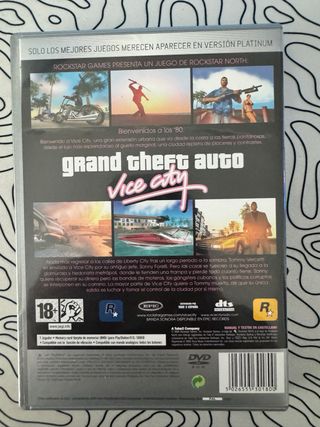 Gta Vice city ps2 pal españa