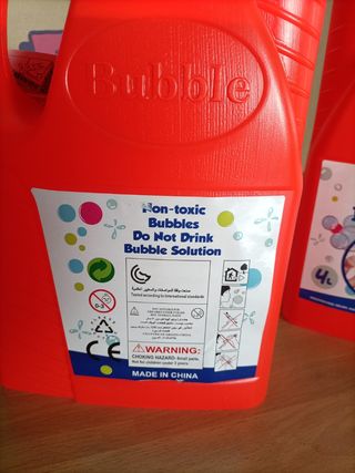 Liquido pompas garrafa 4 litros 