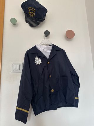 Disfraz de policía 5 o 6 años niño o niña carnaval