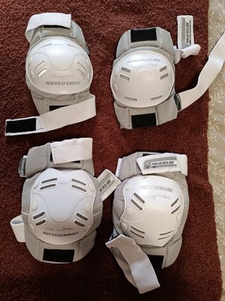 Set protecciones. Rodilleras y coderas