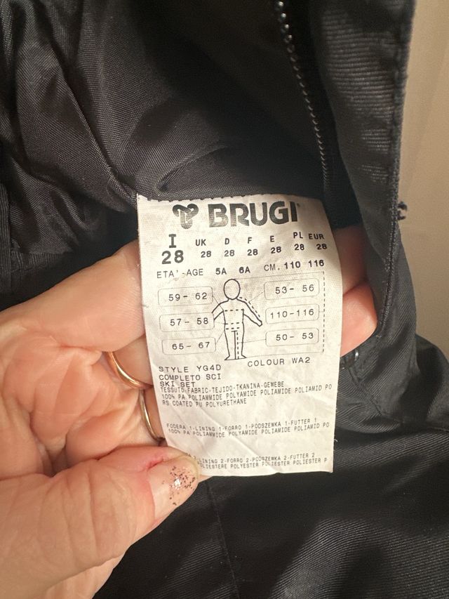 Pantalón Esquí alta calidad niño BRUGI 5 o 6 años