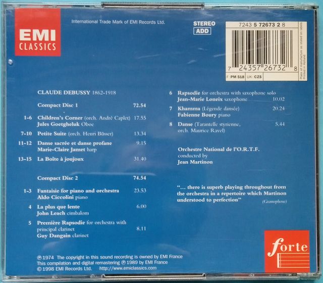 Debussy, Bartok y otros