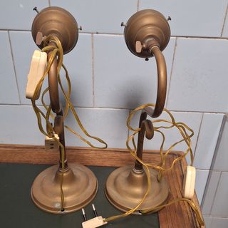 Lampade vintage in ottone 