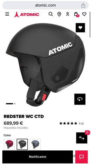 Casco esqui atomic
