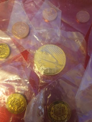 9 Monedas set de pruebas Andorra 2003