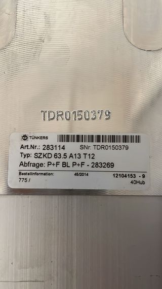 Tünkers (centratore pneum. ) SZKD 63.5 A13 T12 40