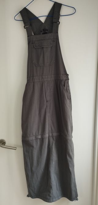 Vestido estilo peto con 2 tipos d largo