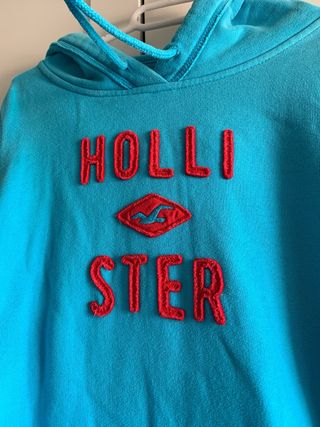 Sudadera Hollister Casual Vintage Azul