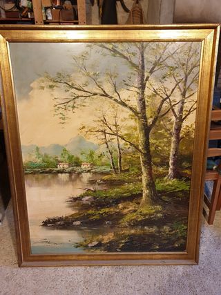 Cuadro óleo antiguo