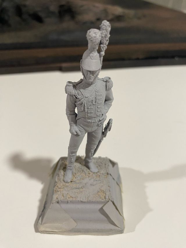 Oficial de Caballeria El Viejo Dragon 65mm