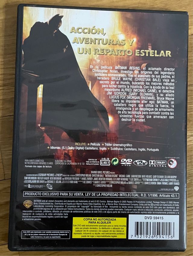 DVD Batman begins