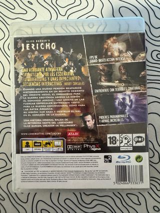 Jericho Ps3 pal españa