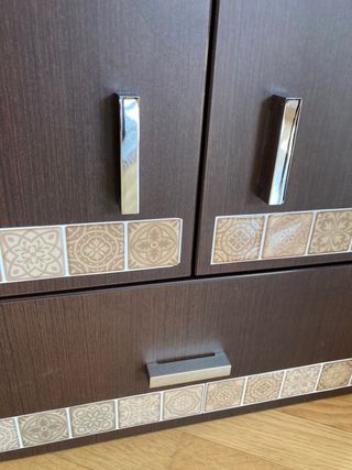 Mueble Wengue para el baño