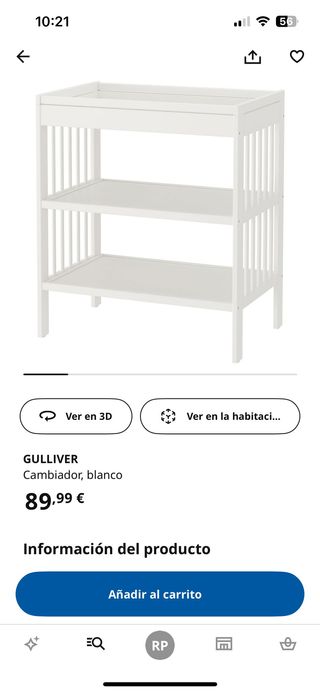 CAMBIADOR BLANCO GULLIVER IKEA