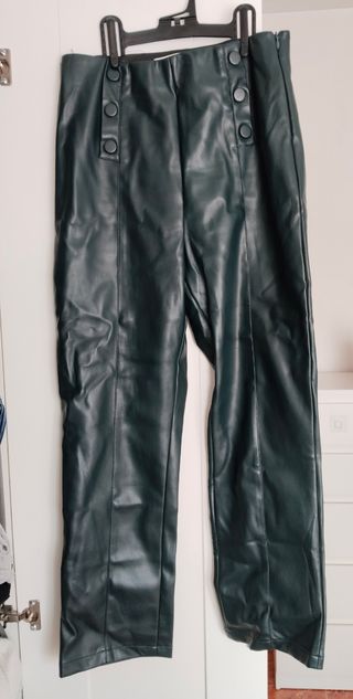 Leggings de estilo cuero