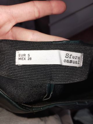 Leggings de estilo cuero