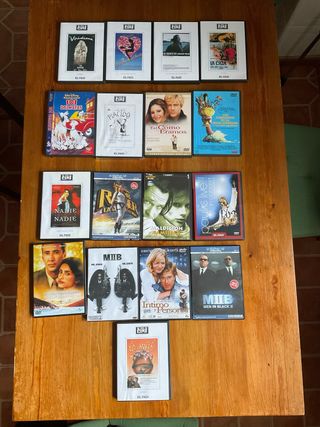 Coleccion de películas en CD/DVD