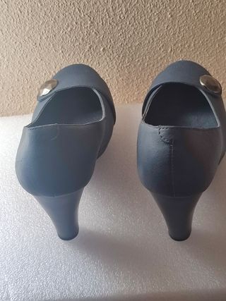 Zapatos Azul Marino, Mujer Altos,n.38 SIN ESTRENAR