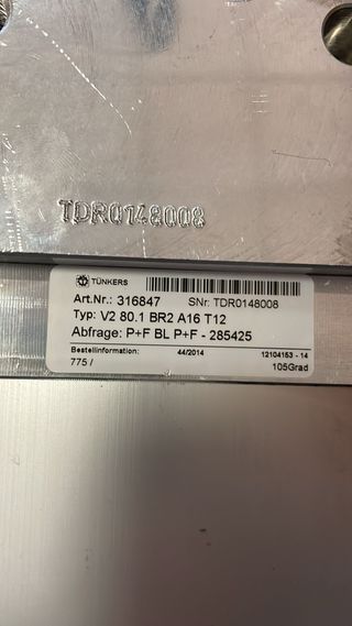 TUNKERS V2 80.1 BR2 A16 T12