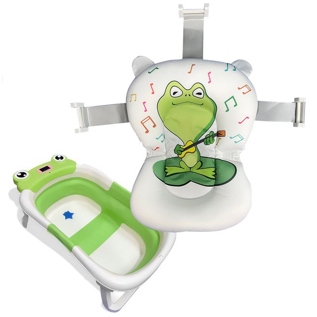 👶 NUEVO! Bañera plegable Verde/Rana – A estrenar