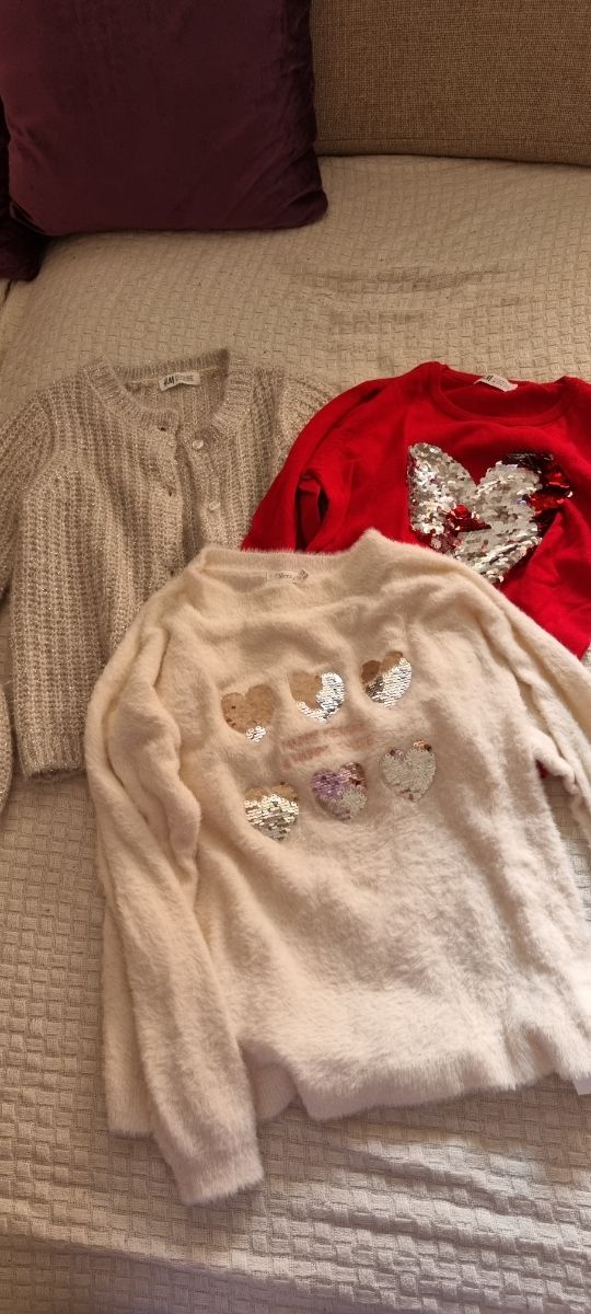 Lote jerséis y chaqueta 8-10, 11-12