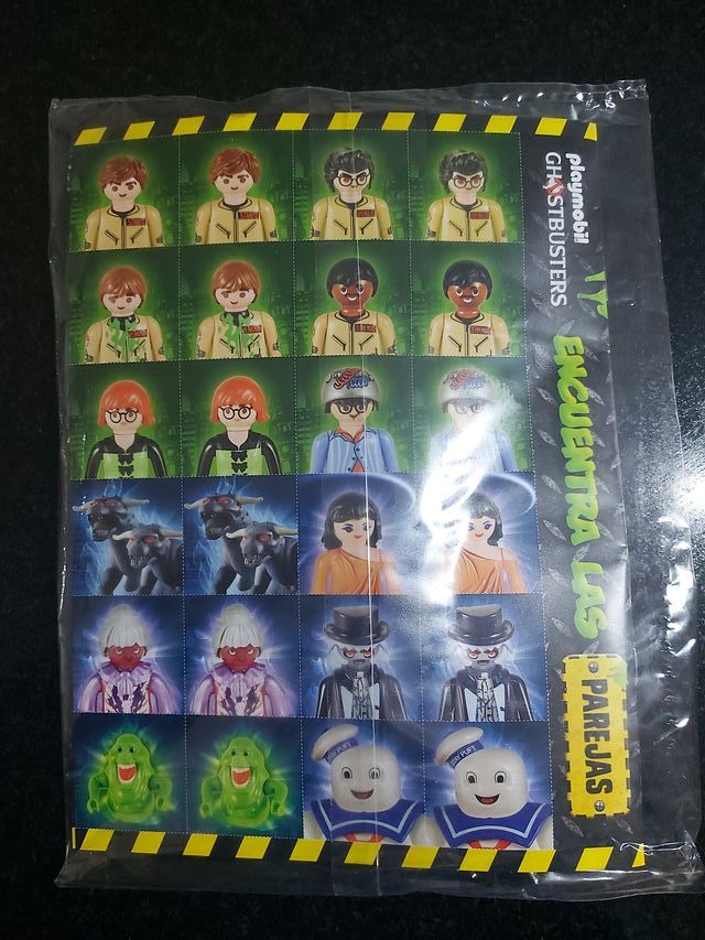 revista playmobil ghostbusters 1 nueva con muñeco