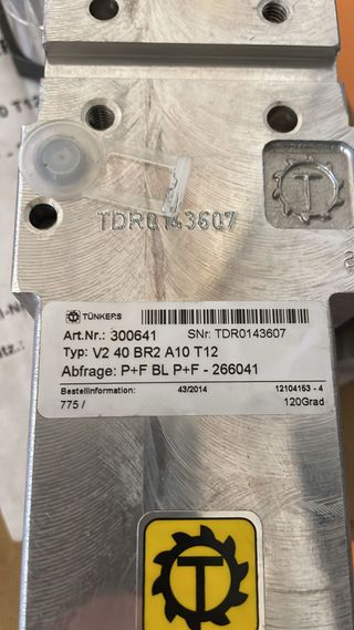 TUNKERS V2 40 BR2 A10 T12