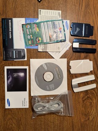 Caja Samsung SGHZ240 cable y software