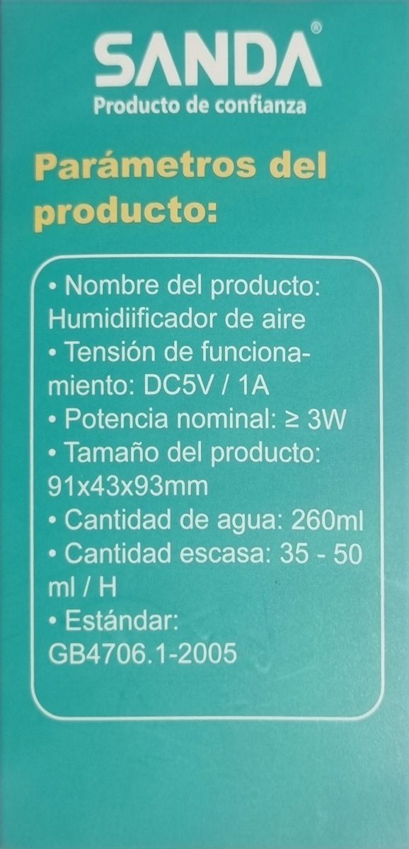 Humidificador de aire