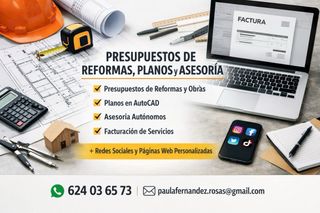 Presupuestos de reformas | Planos AutoCAD | Asesor