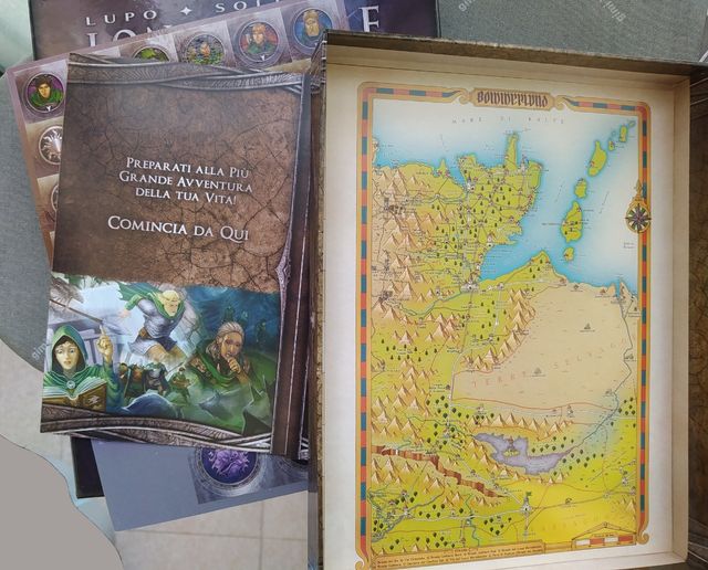 Lupo Solitario gioco di ruolo Lone Wolf Autografo