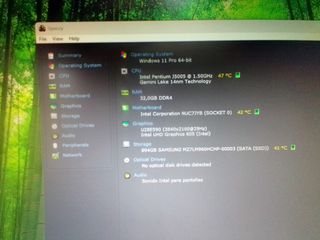 PC INTEL NUC7PJYH WIN11 24H2 1TB SSD 32GB