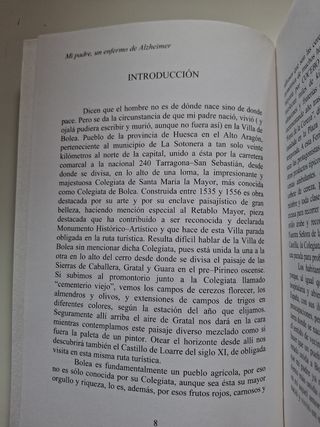 Libros: Mi padre, un enfermo de Alzheimer 