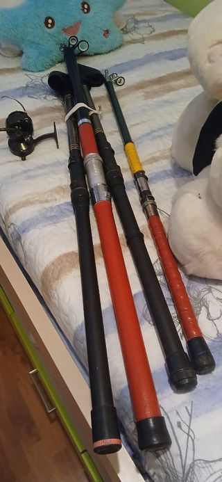 cañas de pescar