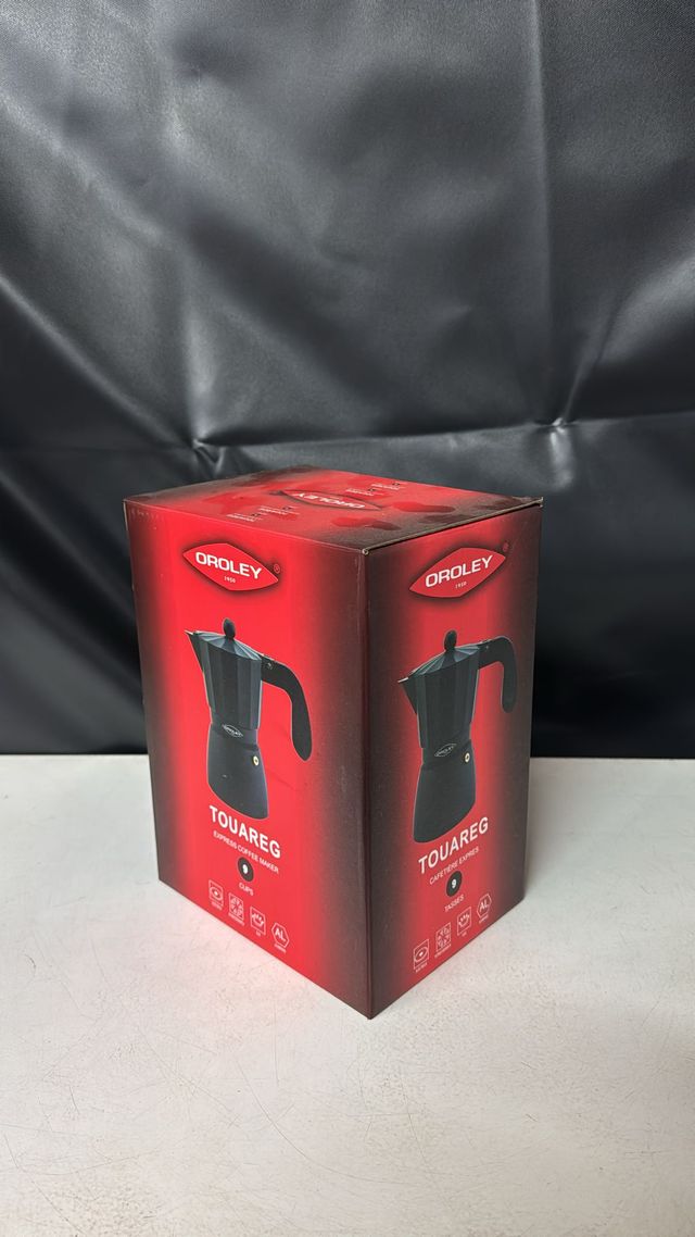 CAFETERA ITALIANA NEGRA 9 TAZAS OROLEY