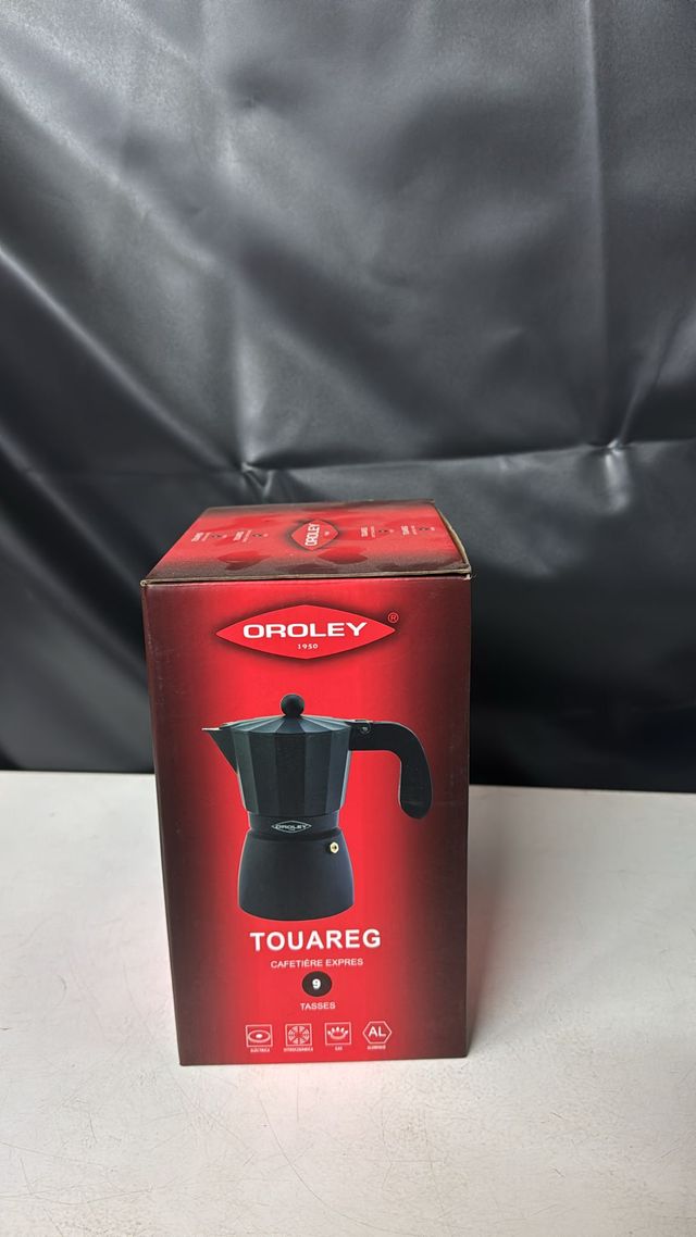 CAFETERA ITALIANA NEGRA 9 TAZAS OROLEY