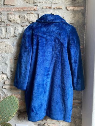 Eco pelliccia blu Stella Jean kids