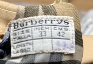 Gabardina Burberry caballero
