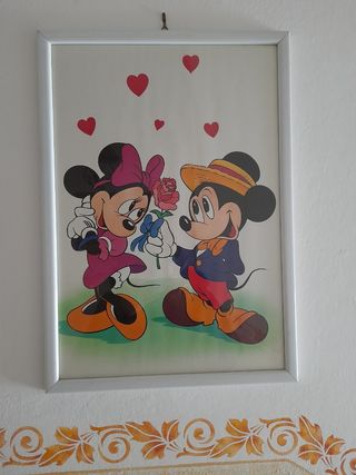 Quadro di Minnie e Topolino 